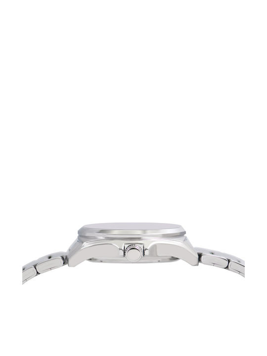 Lorus Sports Womens Battery Watch With Silver Metal Bracelet