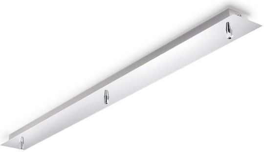 Linear Ceiling Socket L880 Chrome