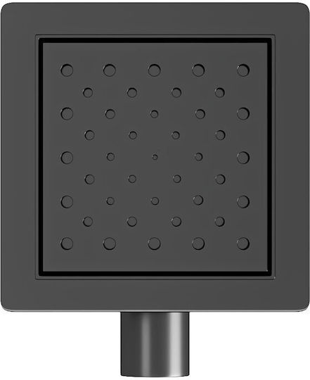 Hydrosan Shower Siphon with 7.8mm Outlet and Size 15x15cm