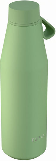 Estia Flow Save the Aegean Recyclable Thermos Bottle Stainless Steel BPA Free 500ml Pine