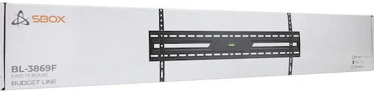 Sbox BL-3869F Βάση Τηλεόρασης Τοίχου έως 100" Μαύρο
