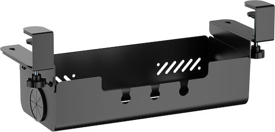 Brateck Cable Management Γραφείου Cc11-22-1 Μεταλλικό 494x167x196mm Μαύρο
