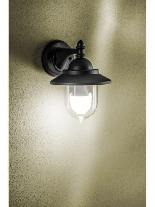 Gtv Επιτοίχιο Εξωτερικό Φωτιστικό E27 IP54 24.7x20.5x18εκ.