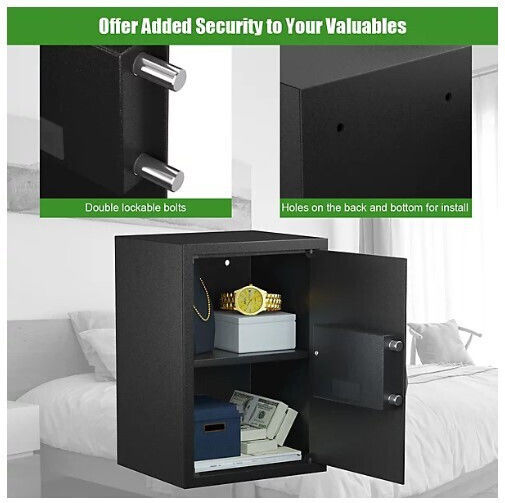 Safewell Brandschutztresor Hotelsafe mit Digitalem Schloss M31xP35xH50cm Gewicht 16kg