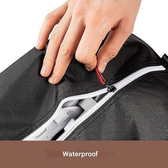 Travelto Geantă Din Plastic Pentru Depozitarea Pantofilor Gri 43.5x19.5x17.5cm 2 Bucăți