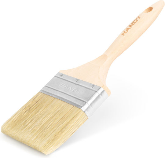 Pensulă Plat De Pictură 4 Inch 100 Mm Mâner Din Lemn Lavabilă Vopsea Lac Patină Grund
