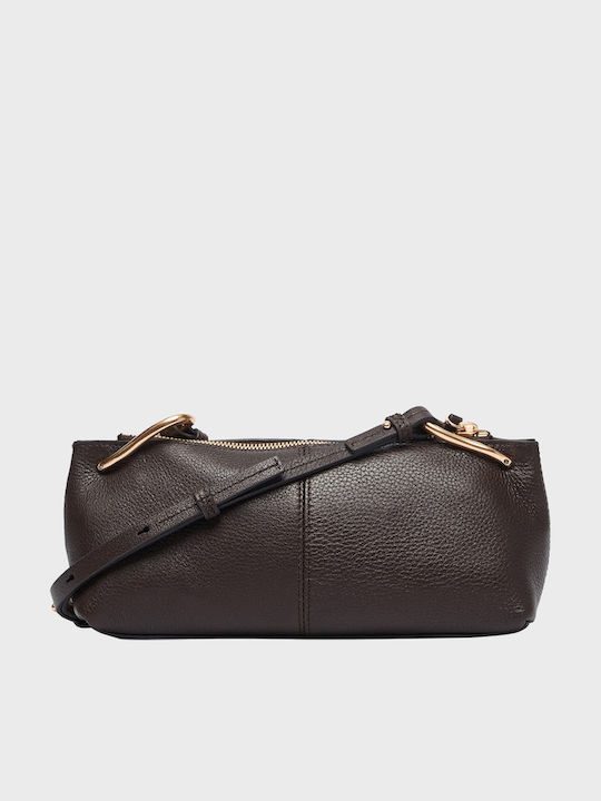 Slouchy Leather Women's Shoulder Bag Brown