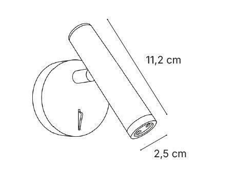 Inlight Wandmontiertes Außenbeleuchtung LED 3W 11,2x11,2cm Inlight Wandmontiertes Außenbeleuchtung LED 3W 11,2x11,2cm