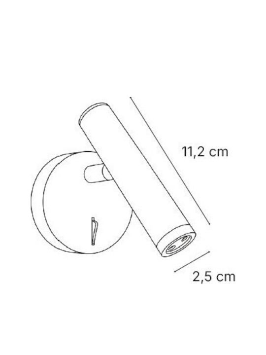 Inlight Wall-Mounted Outdoor Lighting LED 3W 11.2x11.2cm