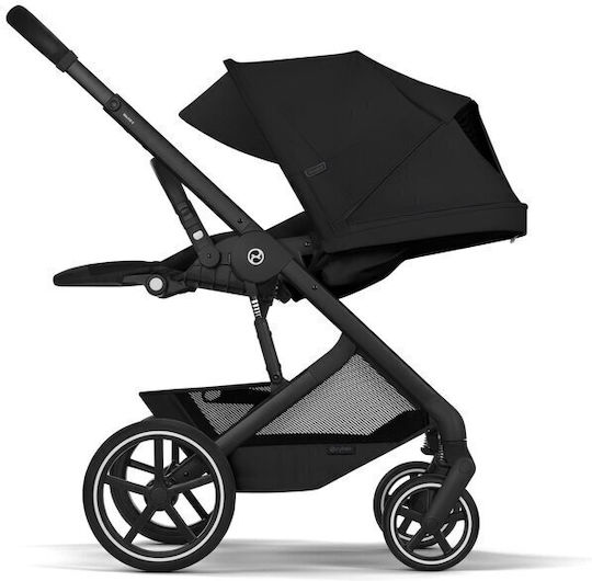 Cybex Balios S Lux Reversible 2 in 1 Baby Stroller Suitable for Newborn Moon Black Frame Black 11.2kg