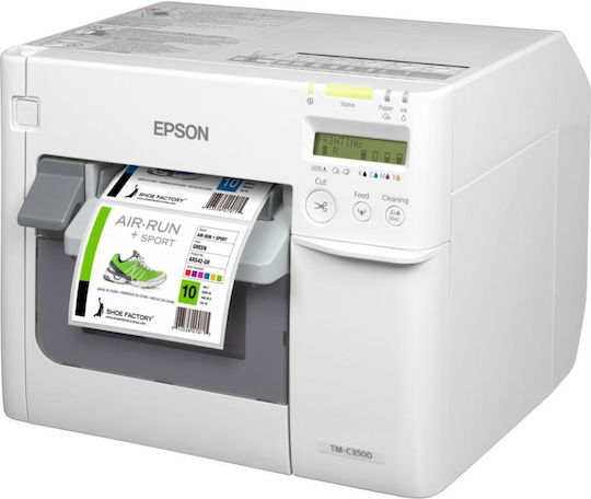 Epson C3500 Εκτυπωτής Ετικετών Inkjet USB, Serial, Ethernet 720 dpi Έγχρωμος