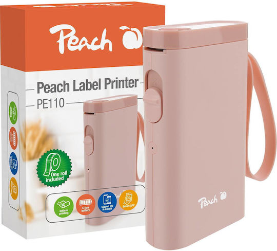 Peach Imprimantă de Etichete Transfer Direct Bluetooth