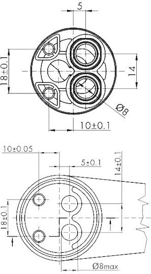Hahnventile Für Wasserhähne Anmischung Φ35 Nkj35b 07454