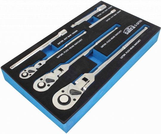 Satra Кастаня с Орехчета 1\4" & 3\8" & 1\2" 6бр