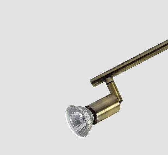 Home Lighting SE 140-BR3 Dreifach Spot mit Fassung GU10 in Bronze Farbe