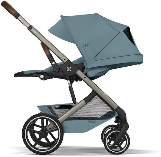 Cybex Balios S Lux Reversible 2 in 1 Baby Stroller Suitable for Newborn Stormy Blue 11.2kg