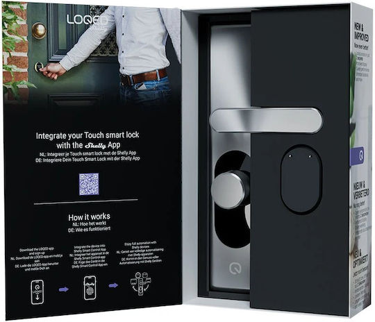 Shelly Electronic Lock in Silver Colour