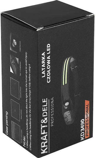 Kraft & Dele Rechargeable LED Head Flash Light