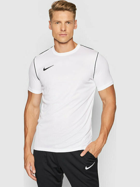 Park 20 Dri-Fit Herrenblusen Kurzarm T-Shirt Weiß