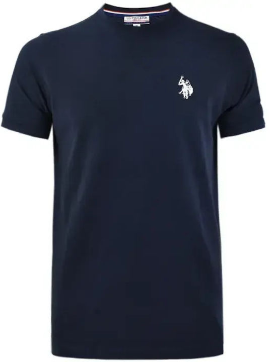 Bren Polo Short Sleeve Blouse Blue