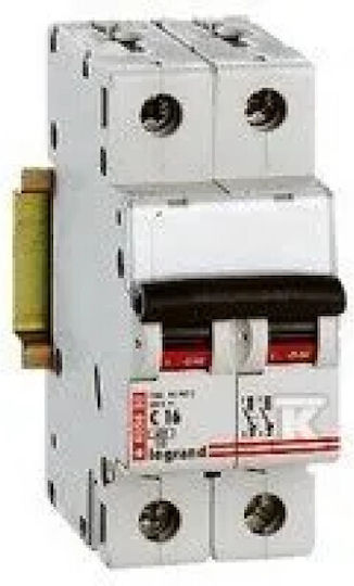 Legrand Автоматичен Прекъсвач 4Спецификация Двуполюсен AC 403523
