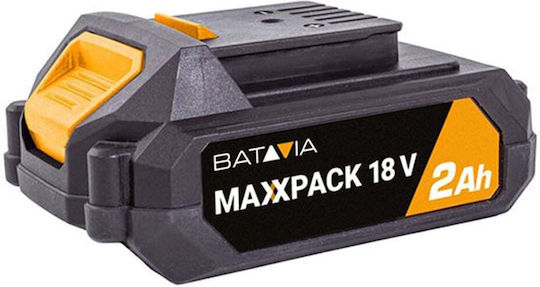 Batavia Werkzeugbatterie Lithium 18V mit Kapazität 2Ah