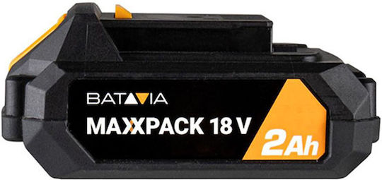 Batavia Werkzeugbatterie Lithium 18V mit Kapazität 2Ah
