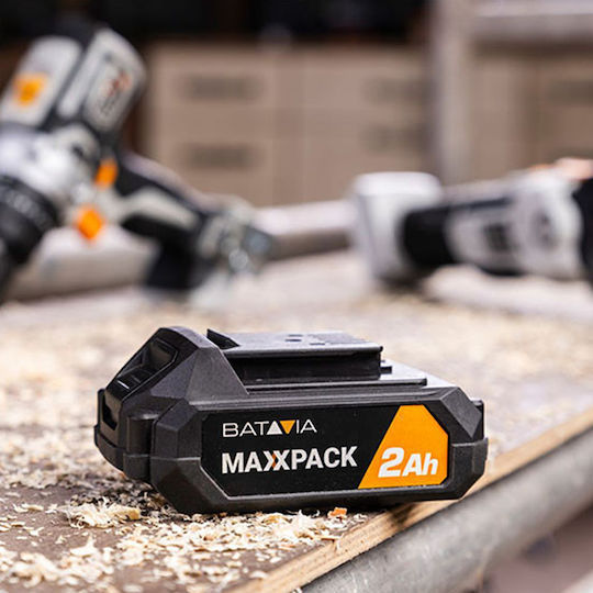 Batavia Werkzeugbatterie Lithium 18V mit Kapazität 2Ah