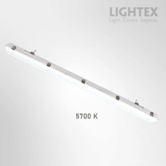 Wall-Mounted Linear LED Light IP65 60W with Cool White Light