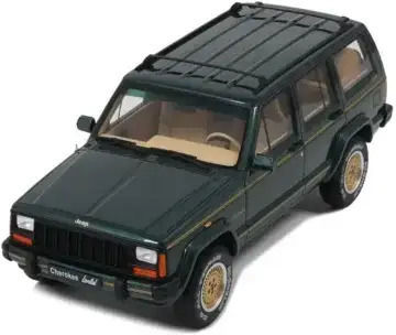 Model Mașină Jeep Cherokee XJ Limited Culoare Verde Hunter Anul 1995 Scara 1:18 Otto Models OT1204