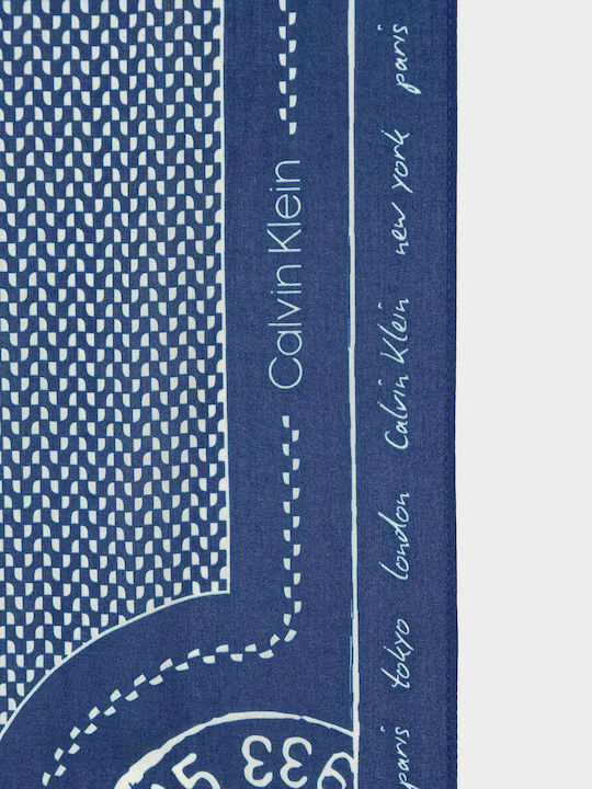 Calvin Klein Women's Blue Scarf