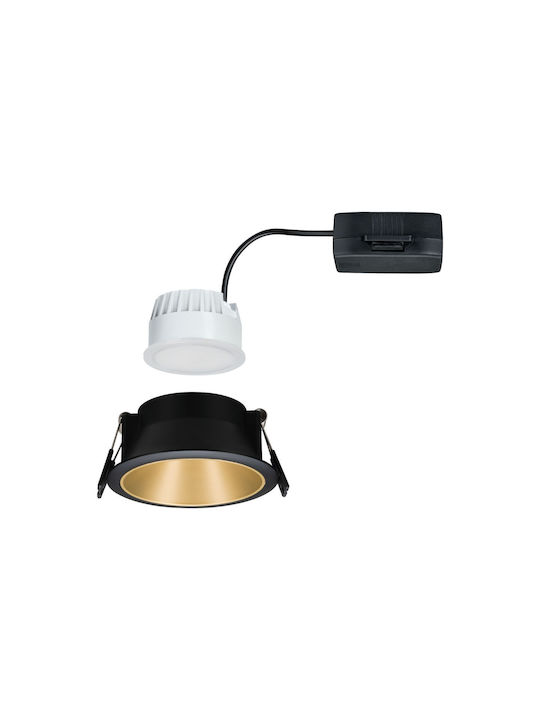 Paulmann Rund Metallisch Einbau Spot mit integriertem LED und Warmweißes Licht Kupfer 1Stück