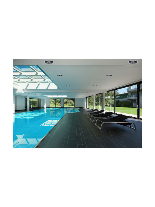 Nowodvorski Round Metallic Recessed Spot with Integrated LED and Warm White Light White 1pcs