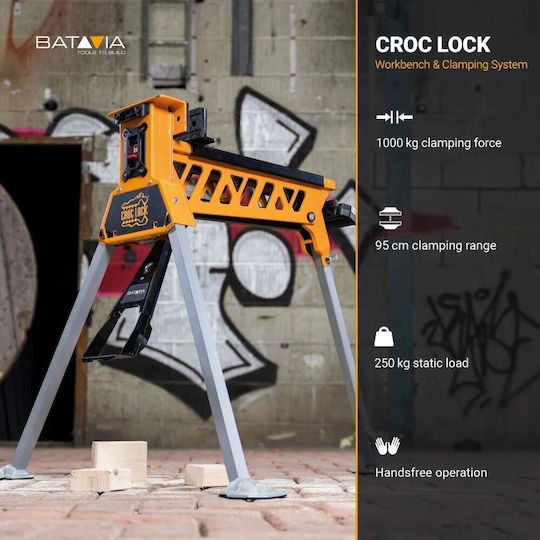 Croc Lock Tragbare Arbeitsklemmenstation Jawhorse Station Batavia 7059645
