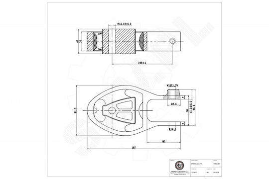Долна Задна Опора На Двигателя Ford Galaxy Ii Mondeo Iv S-Max Volvo V70 Iii S80 Ii 1376877