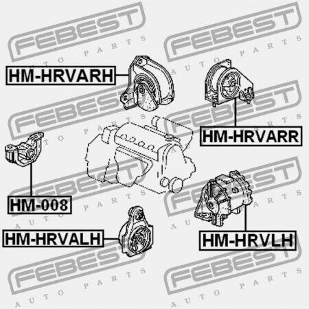 Perna Motor Spate Honda Hr-v Gh4 2000-2005 Eu 50810-s2h-991