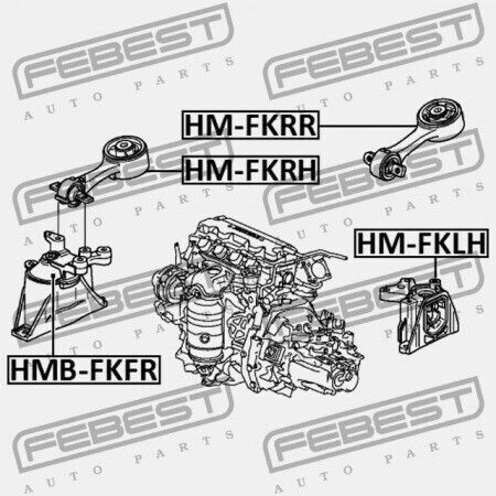 Δεξί Μαξιλάρι Κινητήρα Honda Civic Fk2 2009-2013 Gn 50880-smg-e02