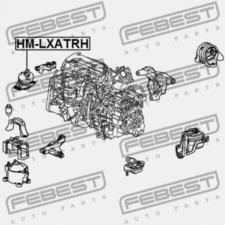Febest Motorhalterung Für Honda Accord Cr1 2013-2014 Gn 50820-t2f-a01 Rechts