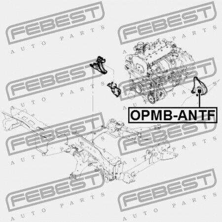 Perna față motor Opel Antara 2006 4805369