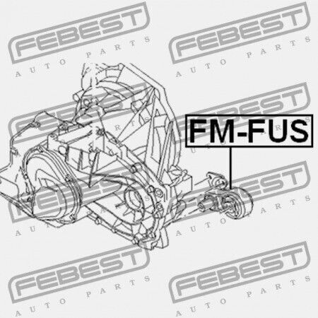 Transmission Mount Ford Fiesta Fusion Cbk 2001 Eu 1313587