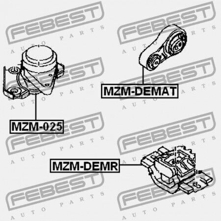 Febest Motorhalterung Links Für Mazda Demio Dy 2002-2005 Jp D350-39-070c