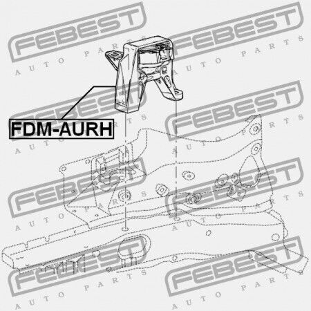 Дясна Хидравлична Възглавница на Двигателя Ford Focus Au 2004-2011 Може Да 3s4z-6038-ba