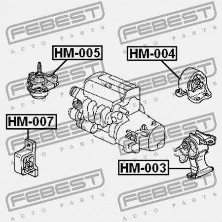Тампон На Трансмисия Honda CR-V Rd5 2002-2006 Eu 50805-s9a-983