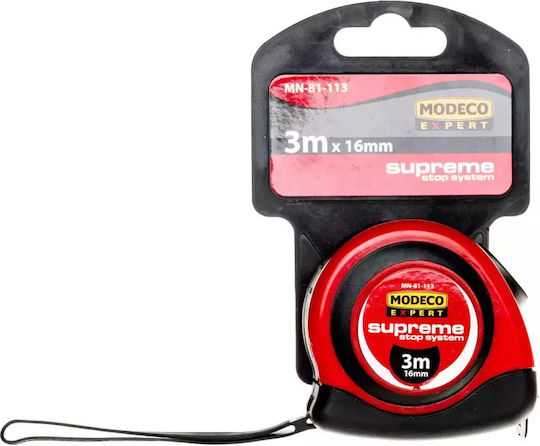 Modeco Tape Measure 16mm x 3m