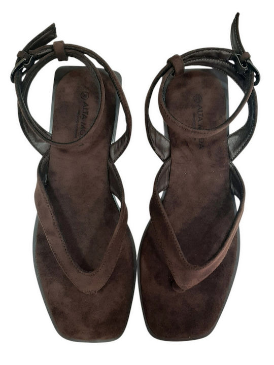 Women's Flat Sandals Brown