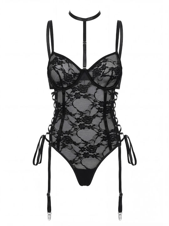 Spx1043 Sexy Bodysuit Schwarz