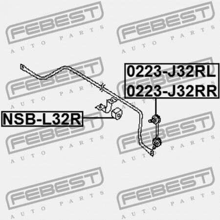 Rear Stabilizer Ring Nissan Altima L32 2006.10-2012.05 Ca 56243-zn40a