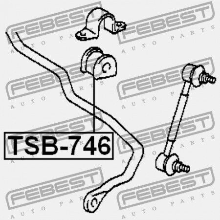 Inel Stabilizator Partea Frontală A Mașinii Toyota Celica Zzt23 1999.08-2005.07 Eu 48815-20280