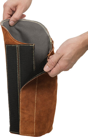 Weldas Sleeves for Work Brown Leather 1pcs