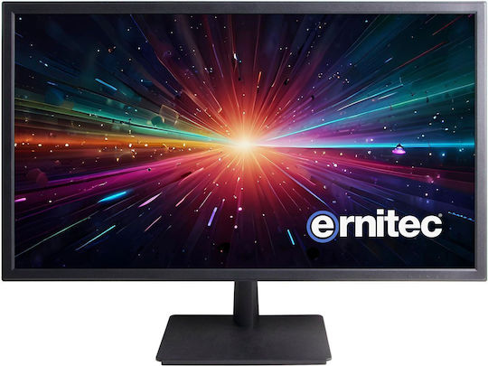 Ernitec Monitor Συστημάτων CCTV Μαύρο 70-24124-POE